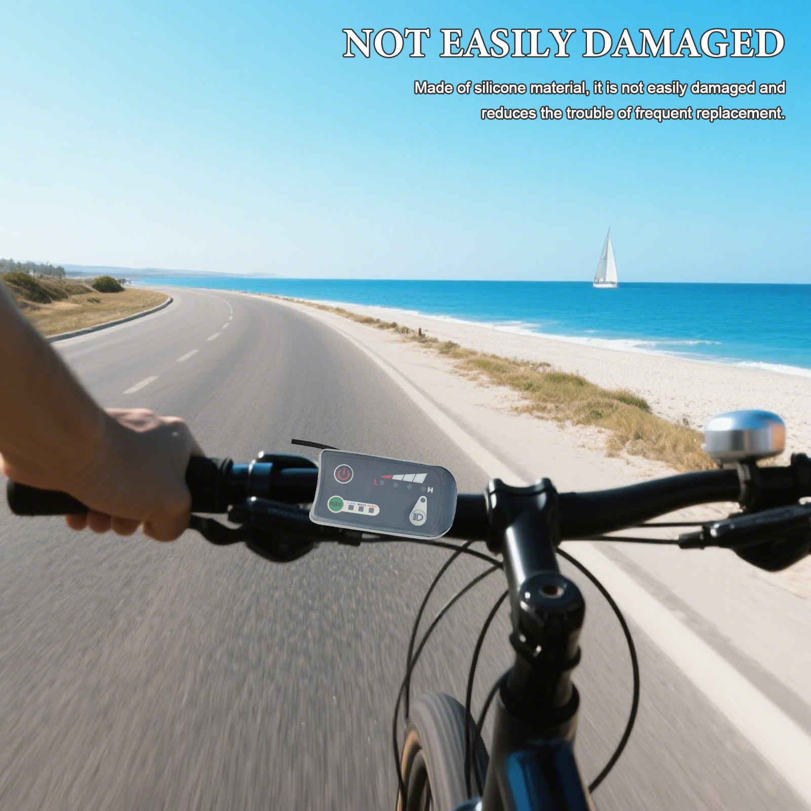 Cycling Gear Display - Electric Bike Speedometer LCD Cover Silicone