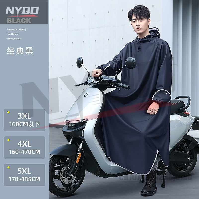Cycling Gear Rain - Electric Motorcycle One-piece Single-piece Raincoat Men's