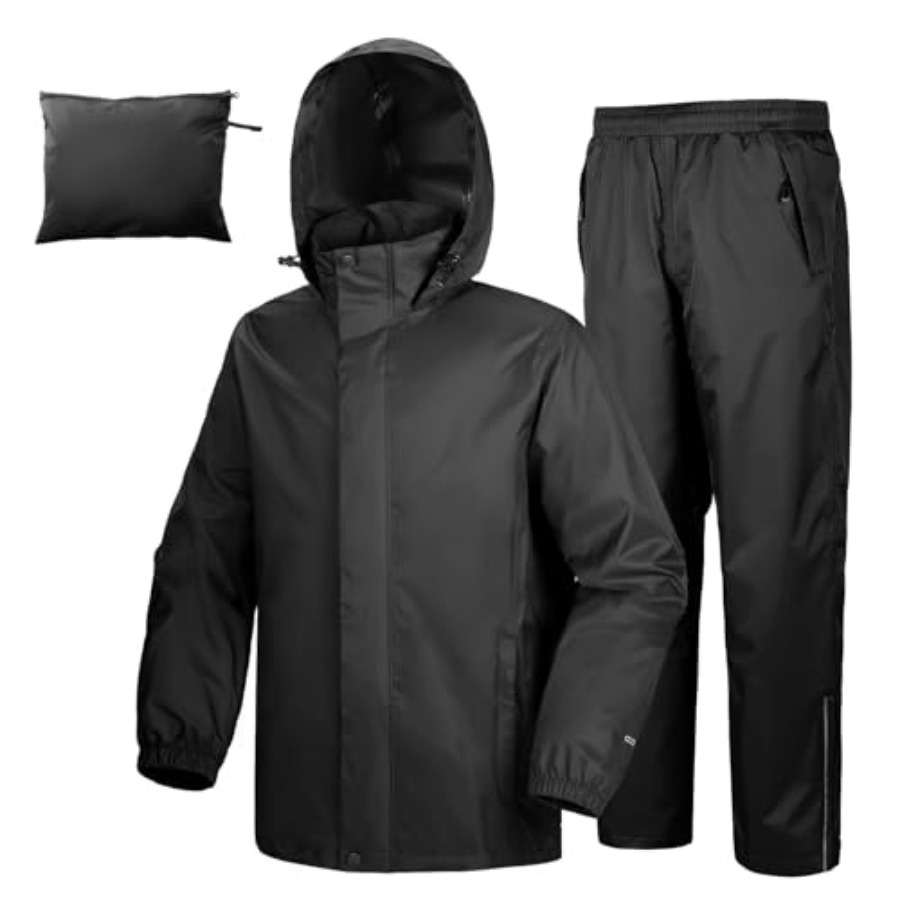 Cycling Gear Rain - 33, 000ft Men's Rain Suit Packable