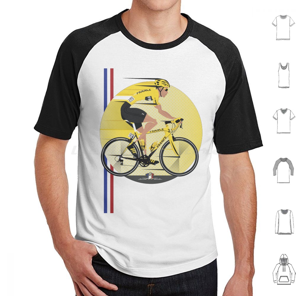 Yellow Cycling Gear - France Yellow Jersey T Shirt 6xl
