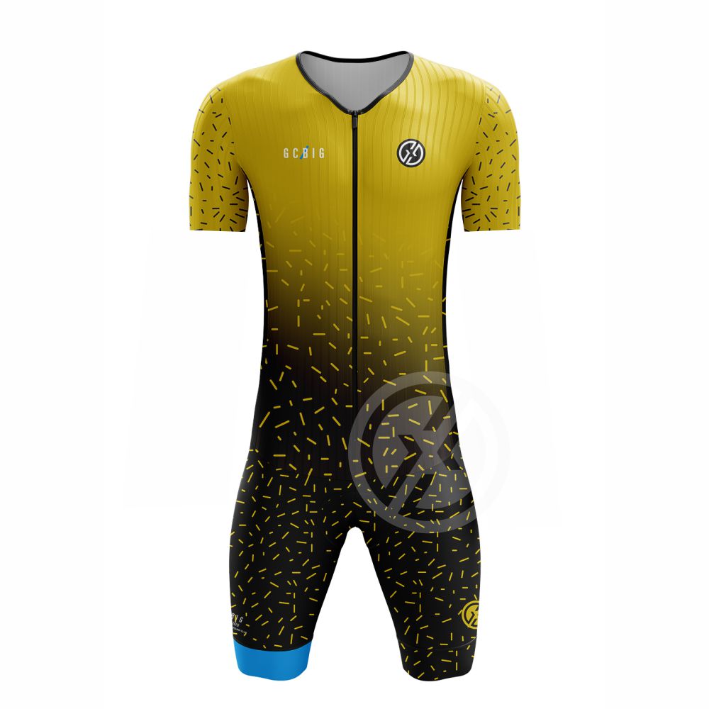 Triathlon Cycling Kit - GCBIG Triathlon Suit Men Bodysuit Jersey