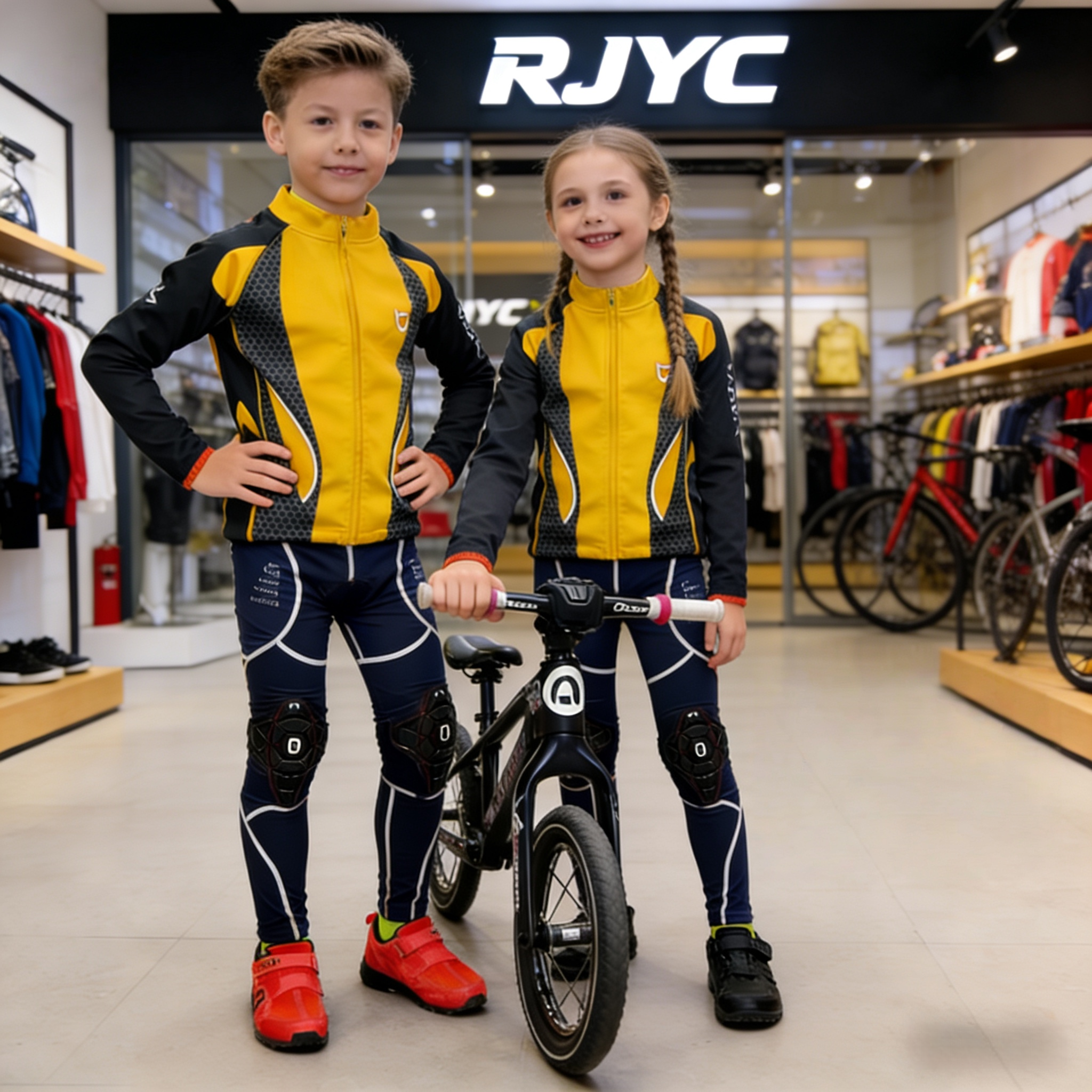 Cycling Gear Girls - Rjyc Brand Spring and Summer Children's