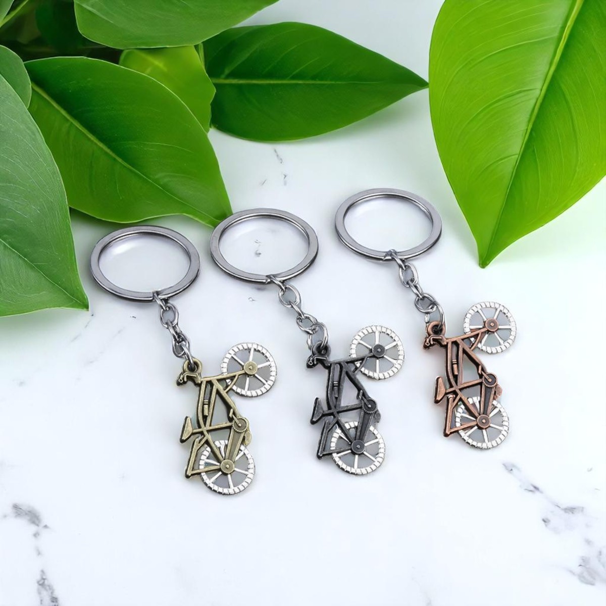 Yellow Cycling Gear - New Fashion 3D Three-dimensional Metal Bicycle