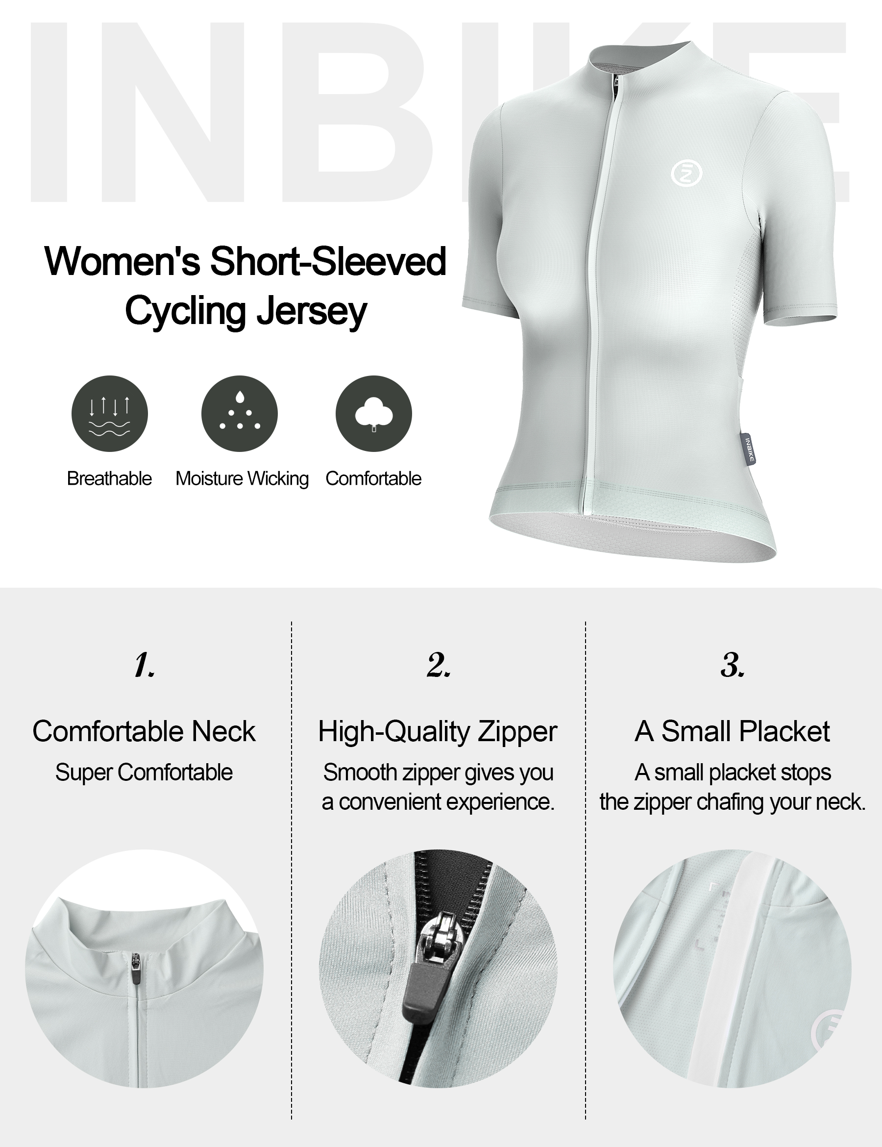 INBIKE Women's Cycling Jersey  – Cycling Bib Shorts recenzja i cena