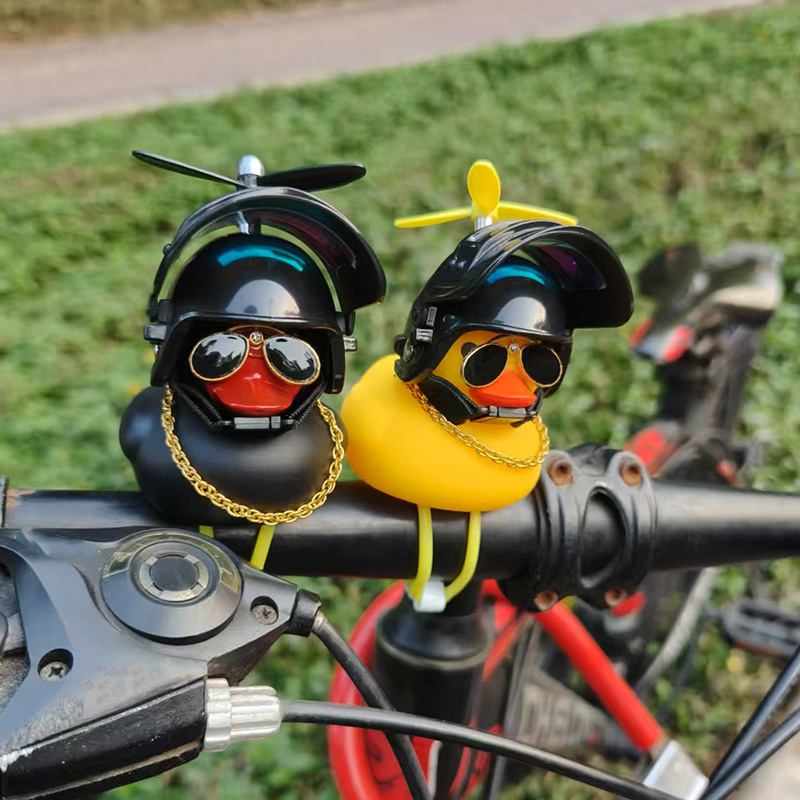 Cute Rubber Duck Bicycle Handl – Yellow Cycling Gear recenzja i cena