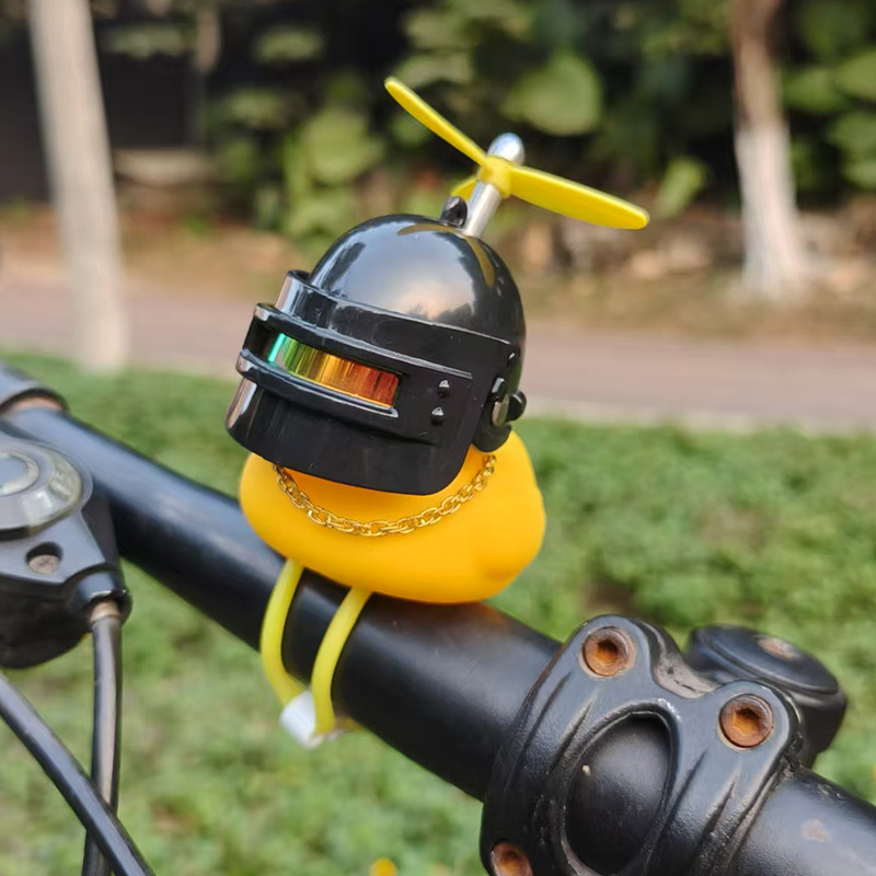 Cute Rubber Duck Bicycle Handl – Yellow Cycling Gear recenzja i cena