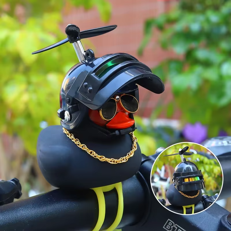 Cute Rubber Duck Bicycle Handl – Yellow Cycling Gear recenzja i cena