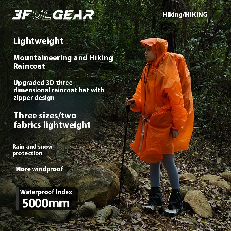 3F UL GEAR Zipper Raincoat 15D – Cycling Gear Rain recenzja i cena