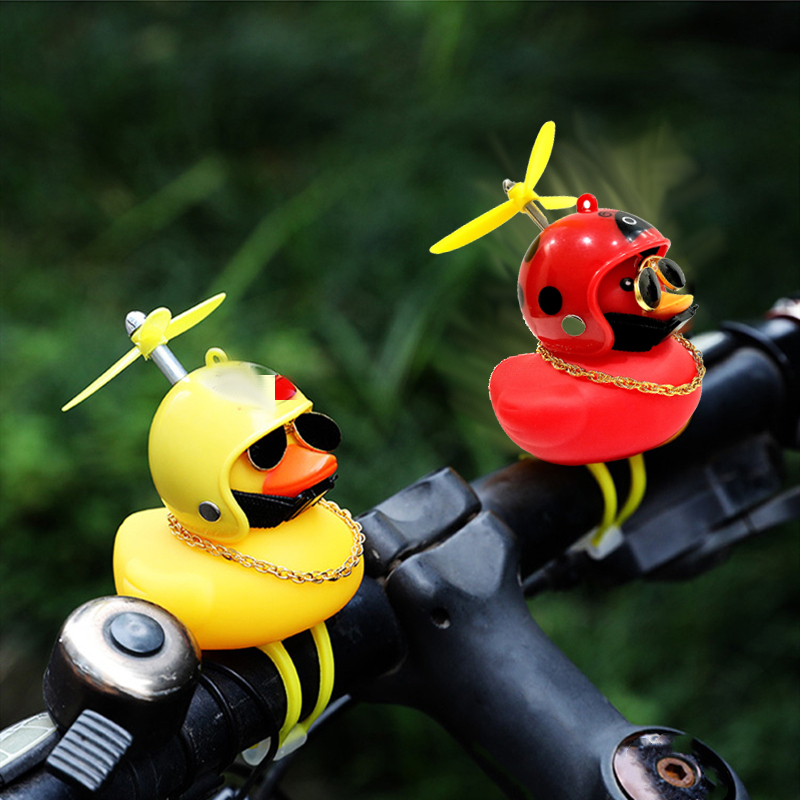 Cute Rubber Duck Bicycle Handl – Yellow Cycling Gear recenzja i cena
