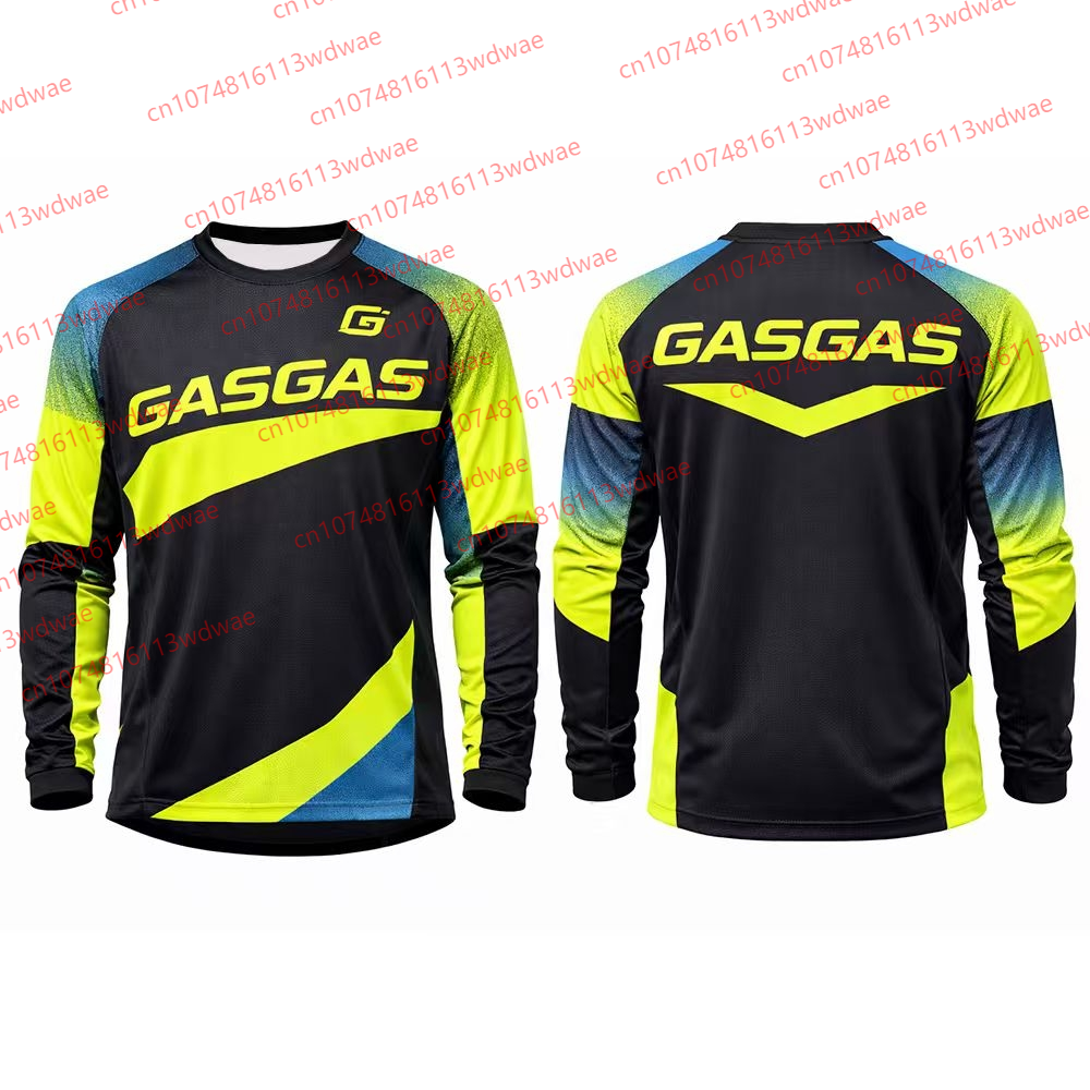 GASGAS Motocross Jersey Men Lo – Yellow Cycling Gear recenzja i cena