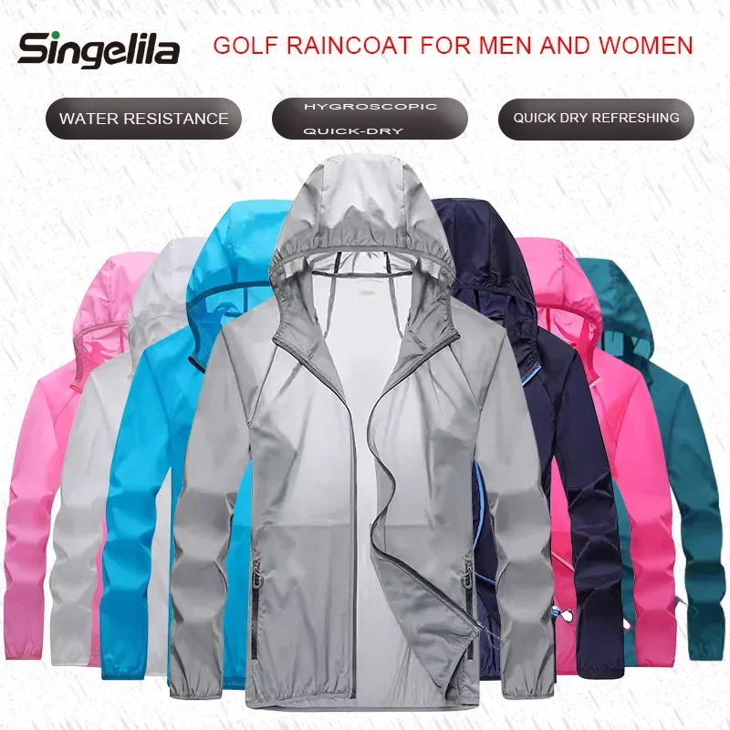 Golf Raincoat Lightweight Jack – Cycling Gear Rain recenzja i cena