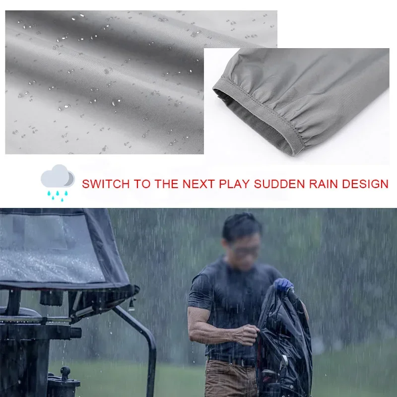 Golf Raincoat Lightweight Jack – Cycling Gear Rain recenzja i cena