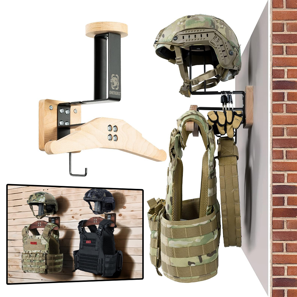 Motorcycle Helmet Holder Wall  – Cycling Gear Organizer Wall recenzja i cena