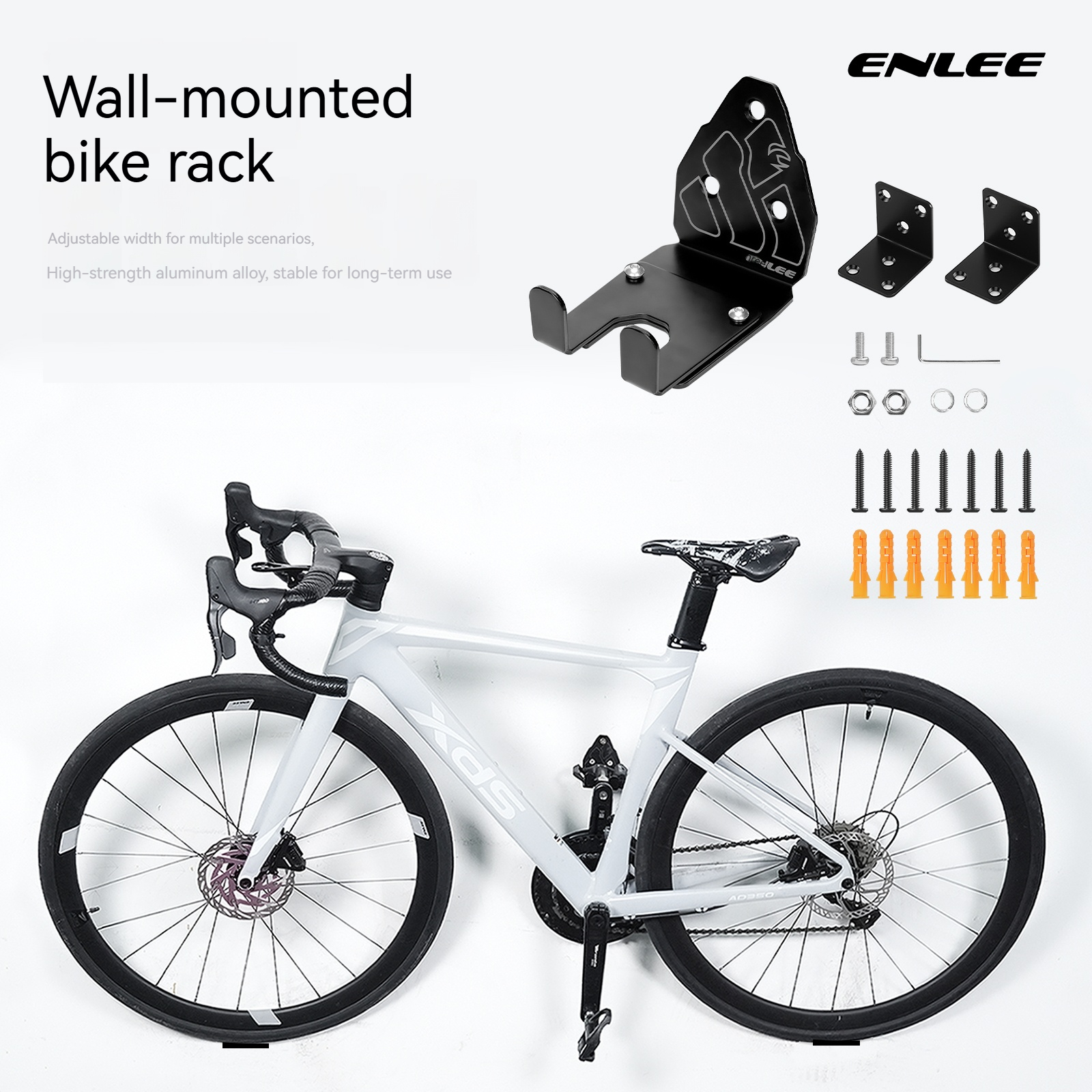 ENLEE Bicycle Rack Wall-Mounte – Cycling Gear Organizer Wall recenzja i cena