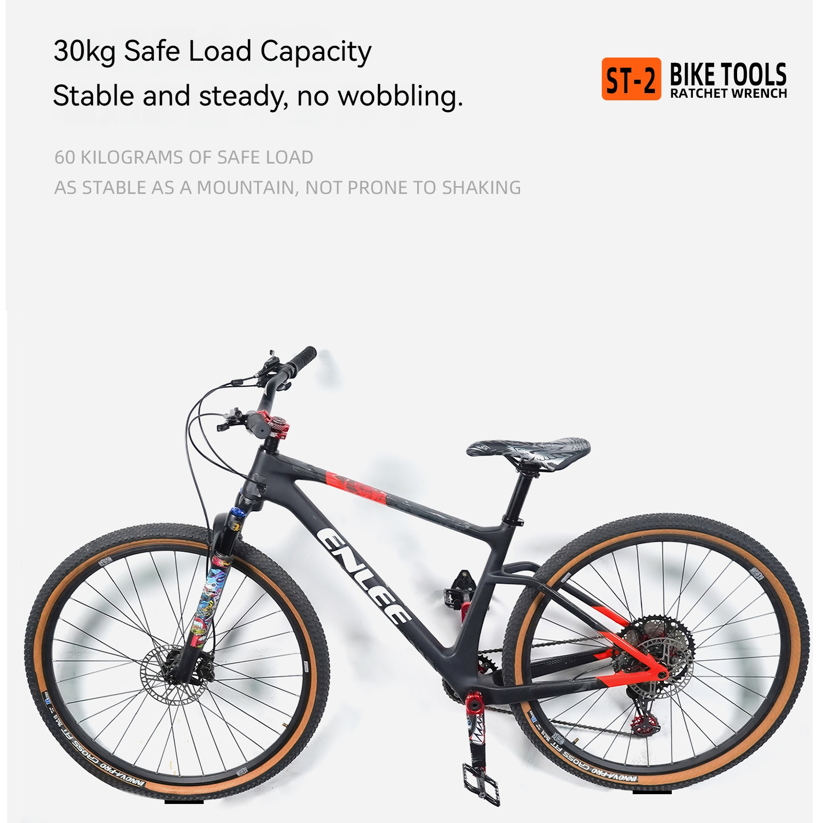 ENLEE Bicycle Rack Wall-Mounte – Cycling Gear Organizer Wall recenzja i cena