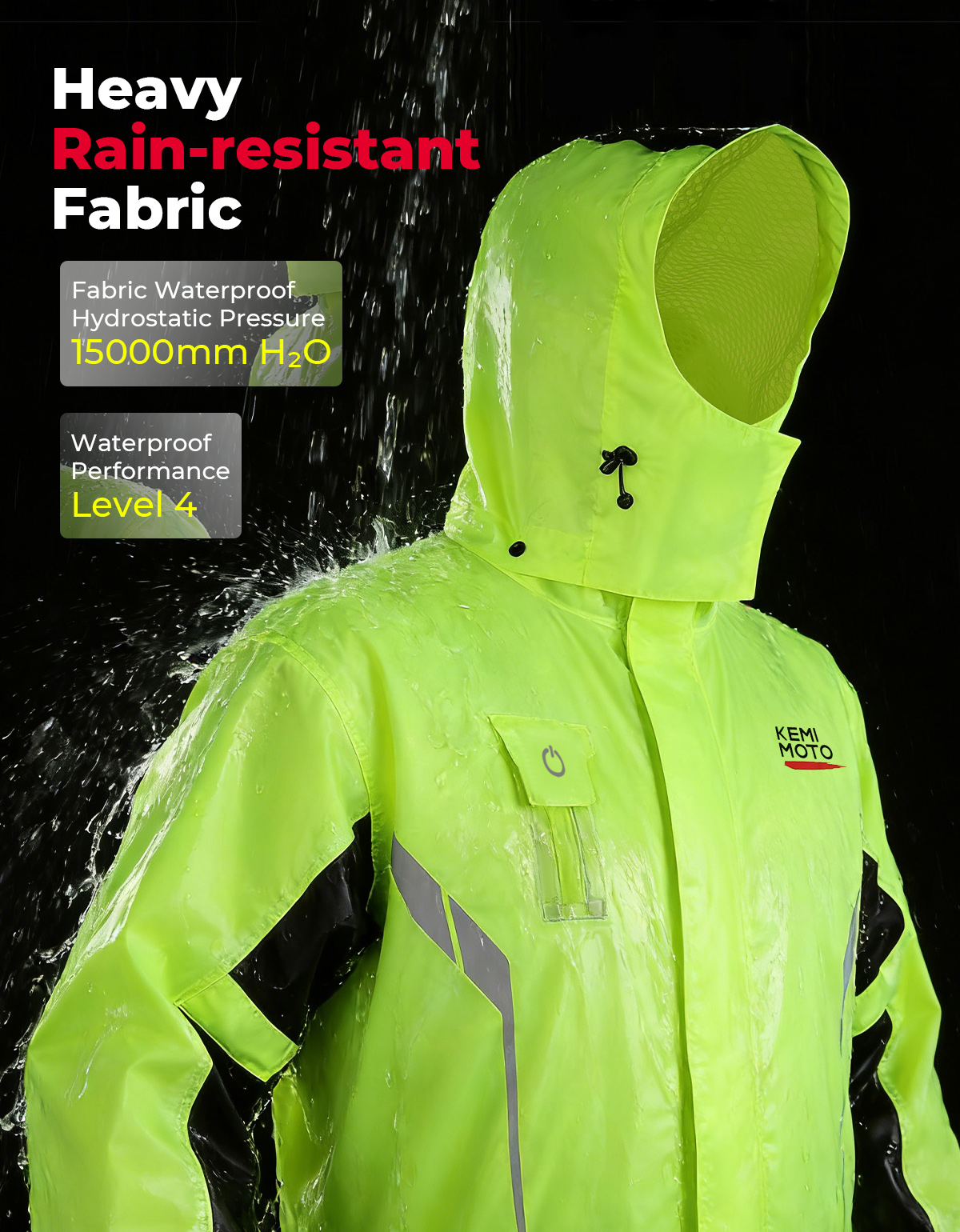 KEMIMOTO Unisex Waterproof Rai – Cycling Gear Rain recenzja i cena