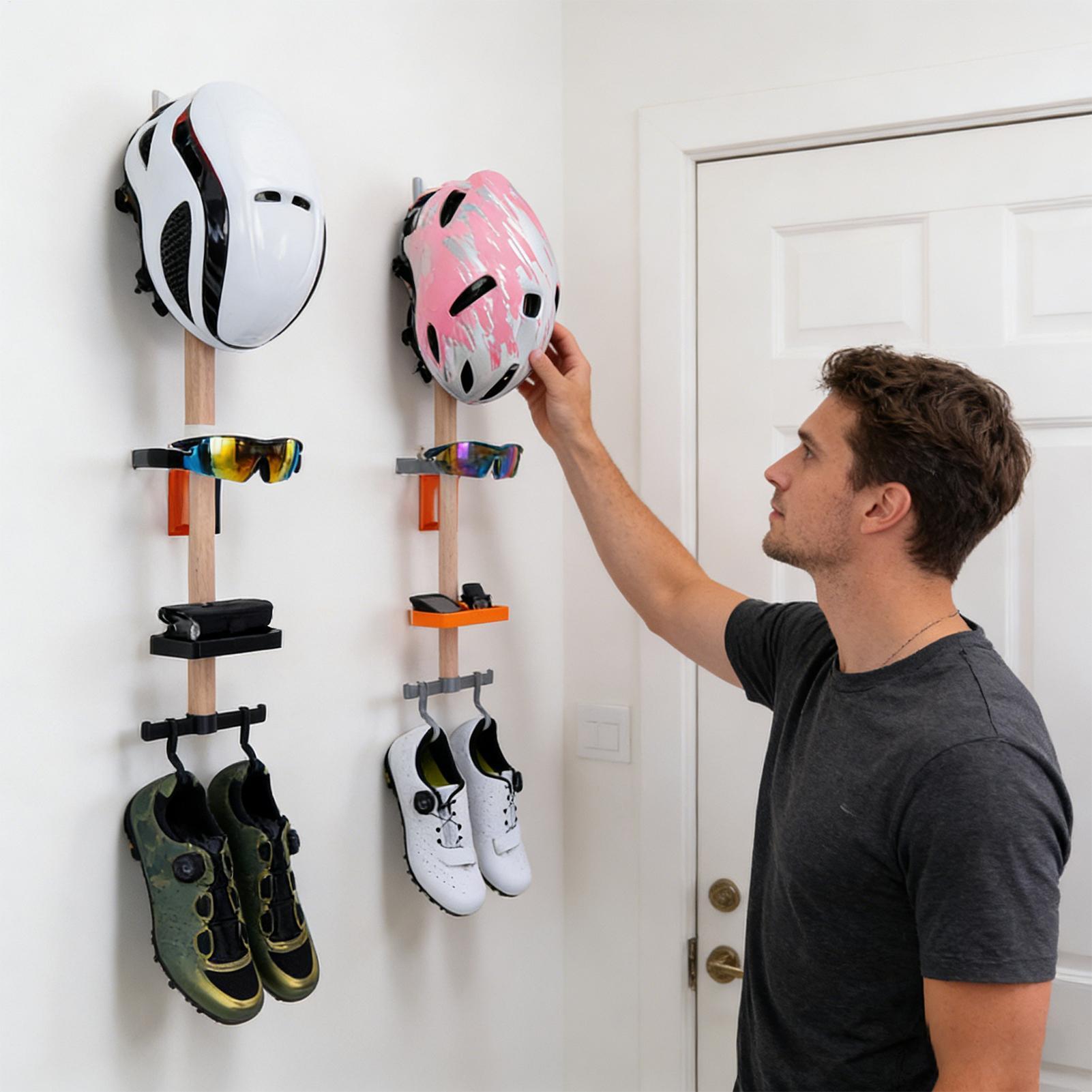Bike Gear Wall Storage Rack, S – Cycling Gear Organizer Wall recenzja i cena