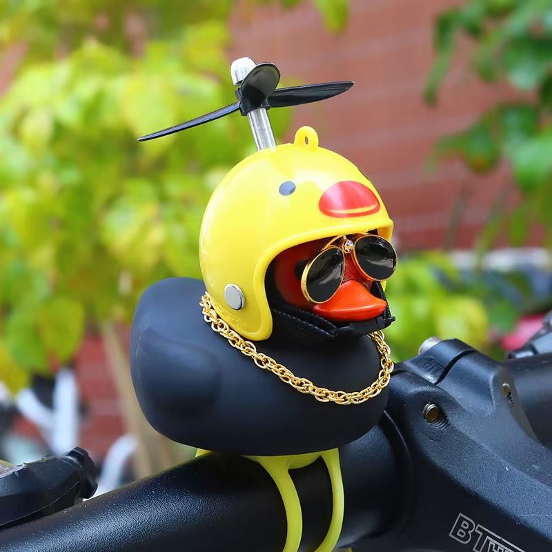 Cute Rubber Duck Bicycle Handl – Yellow Cycling Gear recenzja i cena