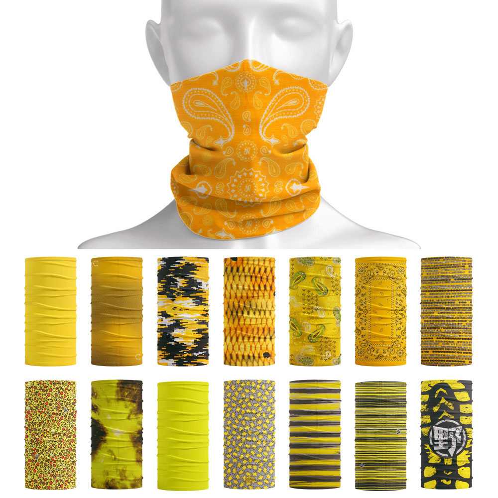 Bright Color Tube Neckchief Wo – Yellow Cycling Gear recenzja i cena