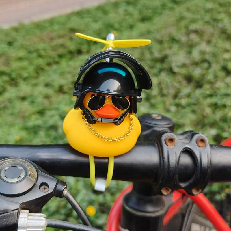 Cute Rubber Duck Bicycle Handl – Yellow Cycling Gear recenzja i cena