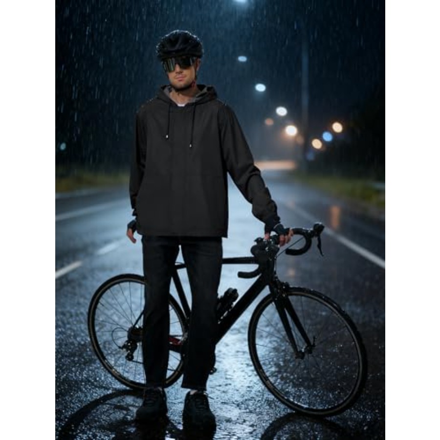 UIQUR Men's Rain Jacket Waterp – Cycling Gear Rain recenzja i cena