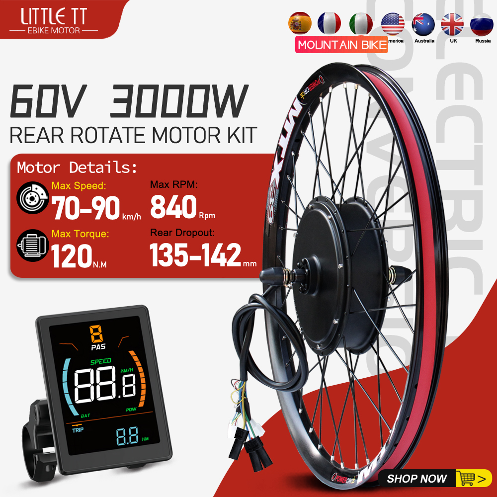 60V 3000W Electric Bike Conver – Cycling Gear Display recenzja i cena