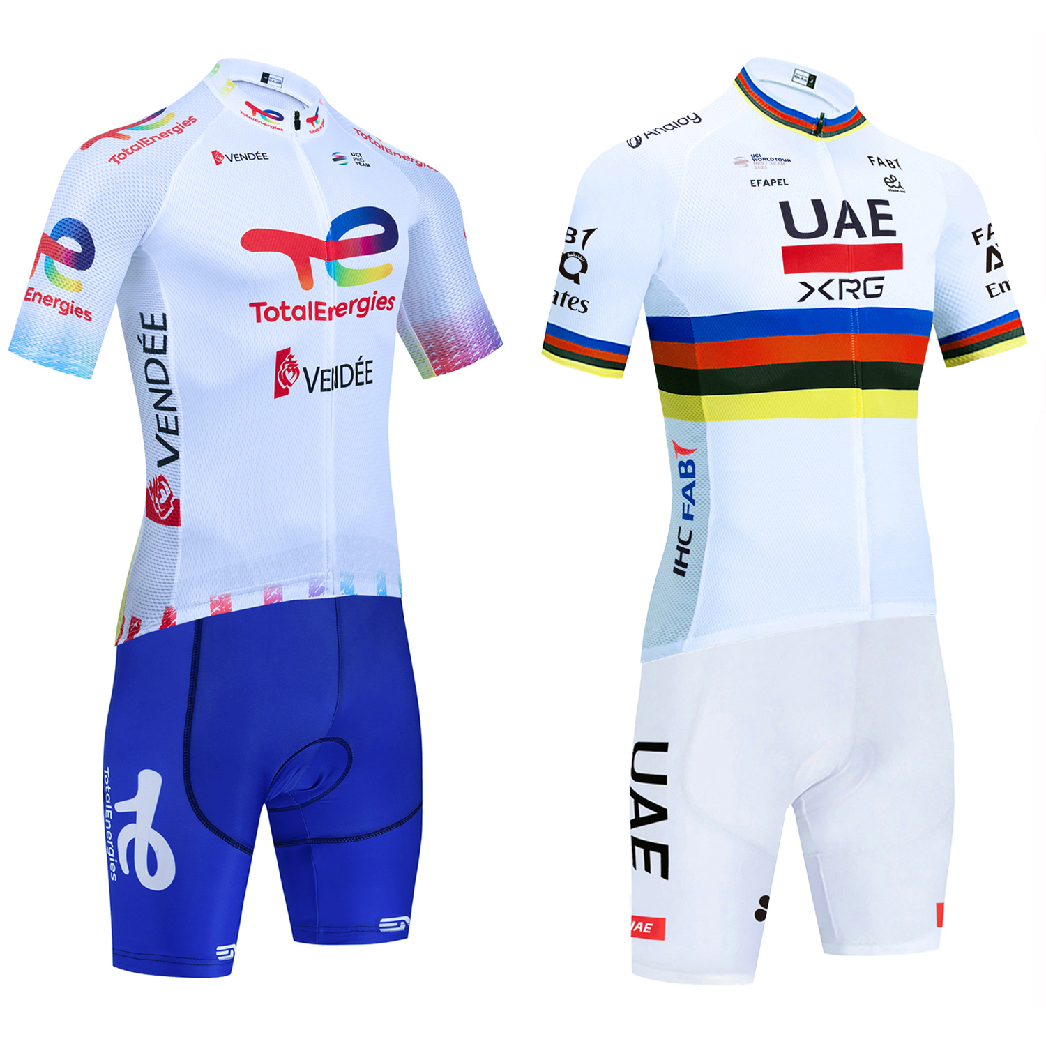 New UAE Cycling Jersey White T – Cycling Bib Shorts recenzja i cena