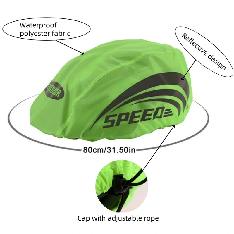 Reflective Letter Bike Helmet  – Cycling Gear Rain recenzja i cena