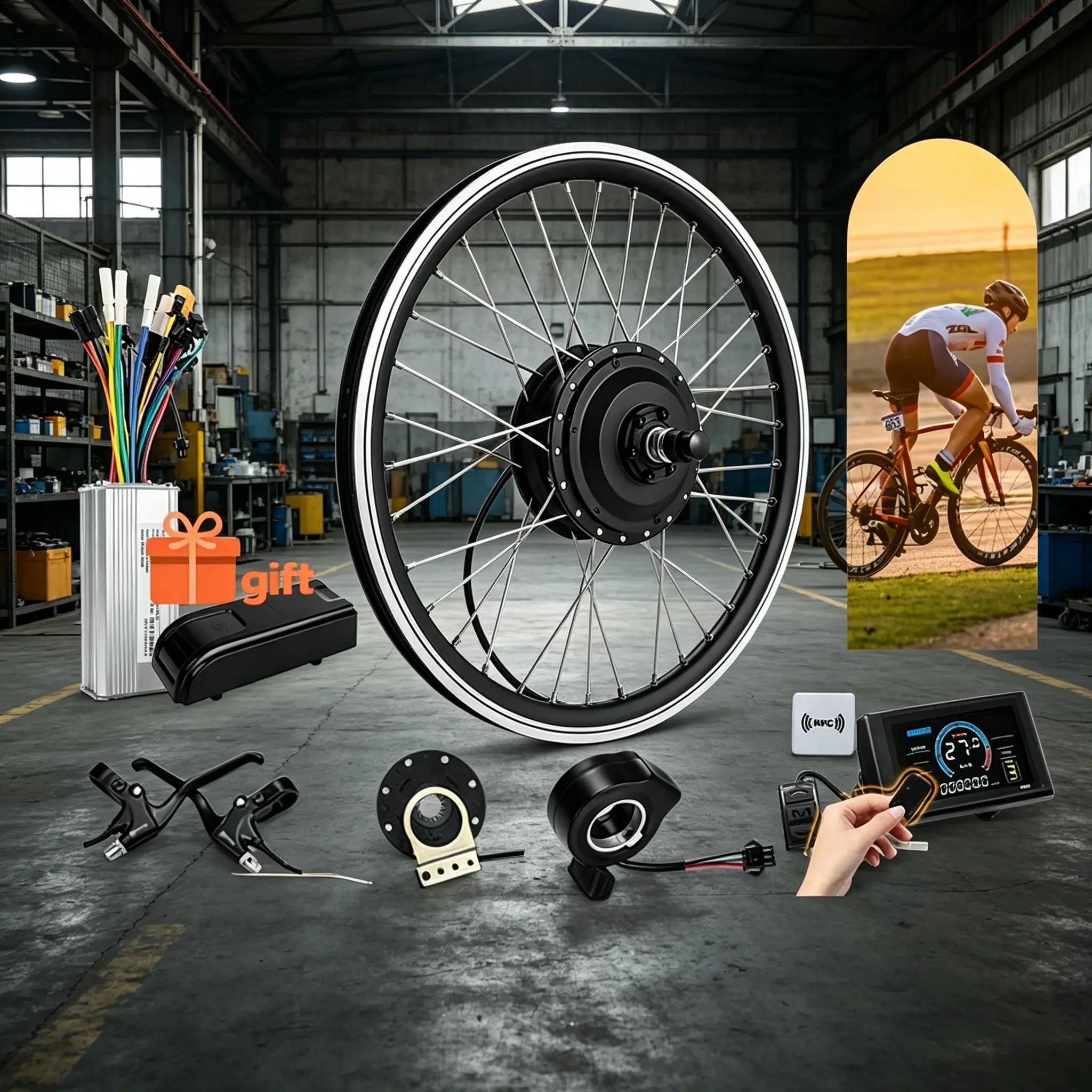 500W Electric Bike Conversion  – Cycling Gear Display recenzja i cena