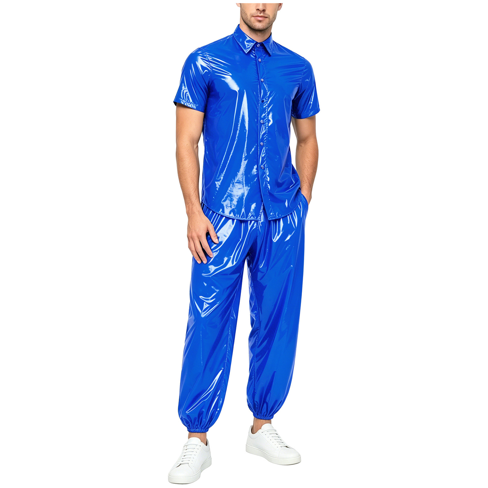 Men Glossy Waterproof Shirt Pa – Cycling Gear Rain recenzja i cena