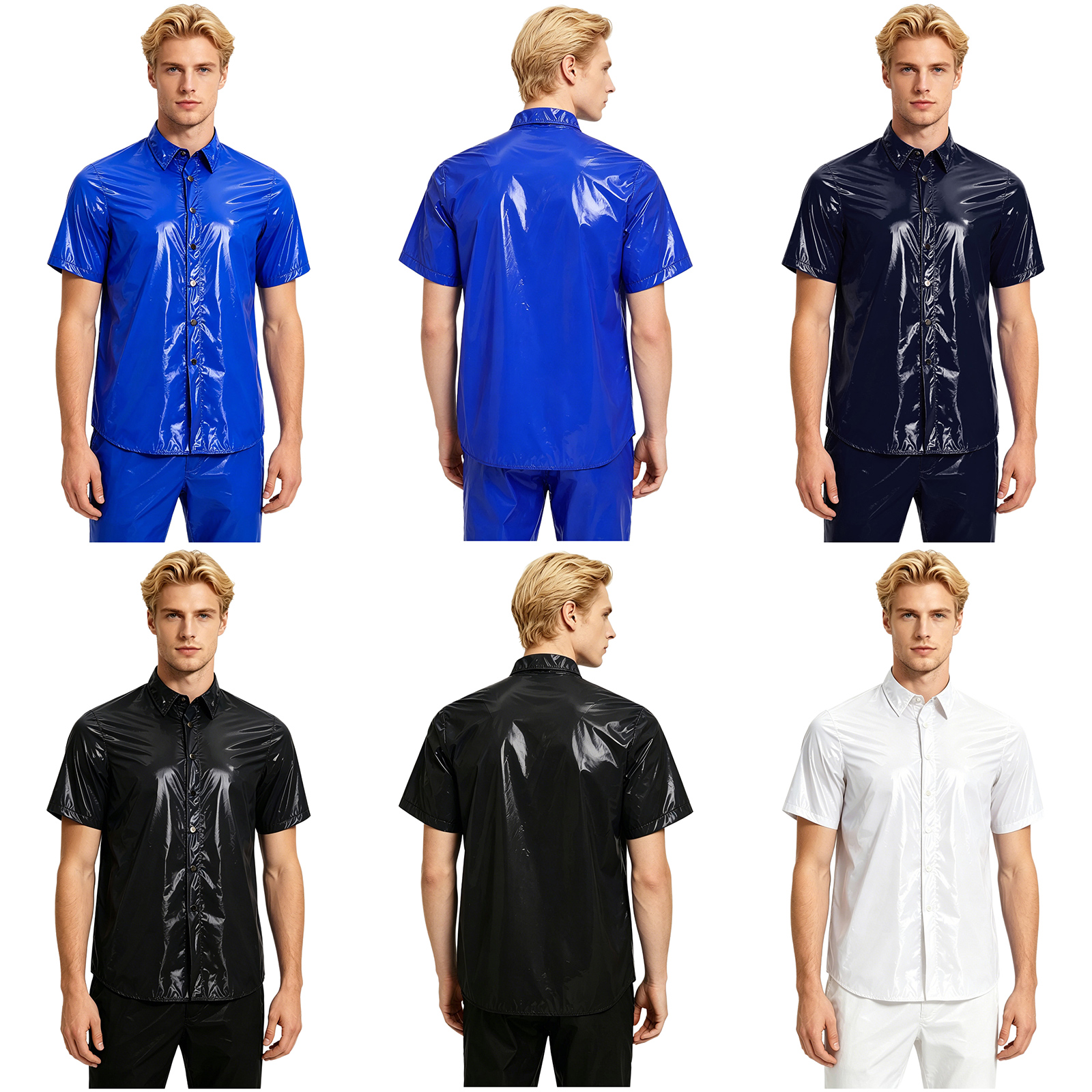 Men Glossy Waterproof Shirt Pa – Cycling Gear Rain recenzja i cena