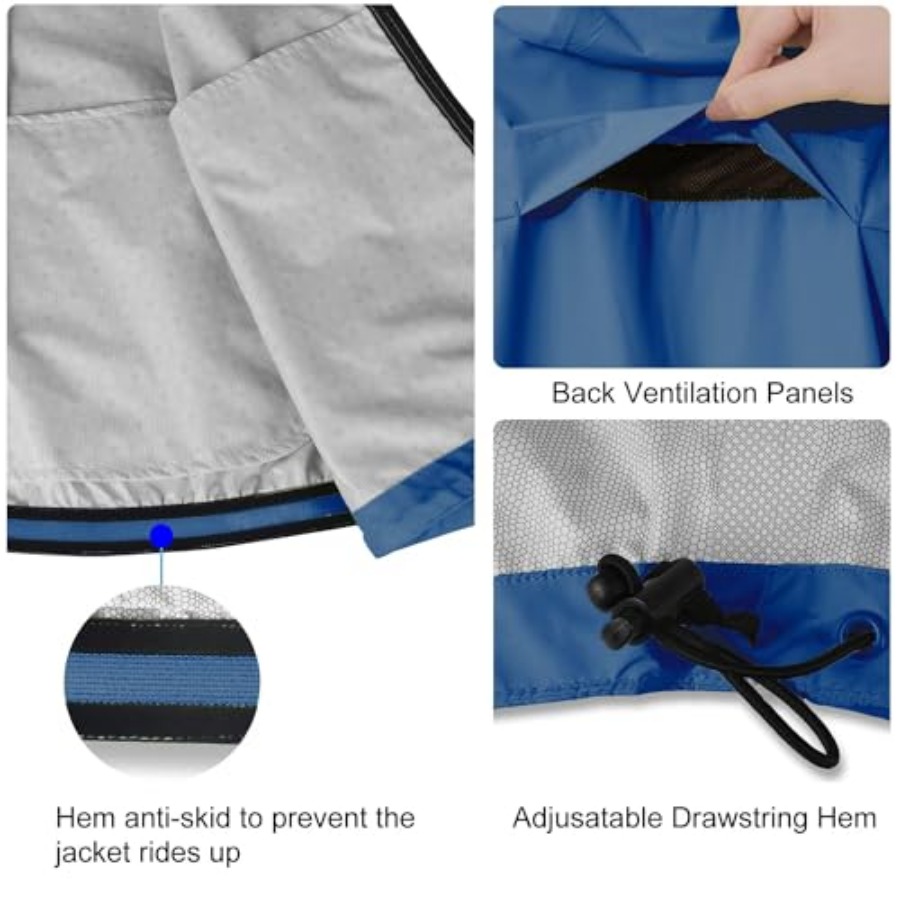 Men's Rain Jacket Waterproof W – Cycling Gear Rain recenzja i cena