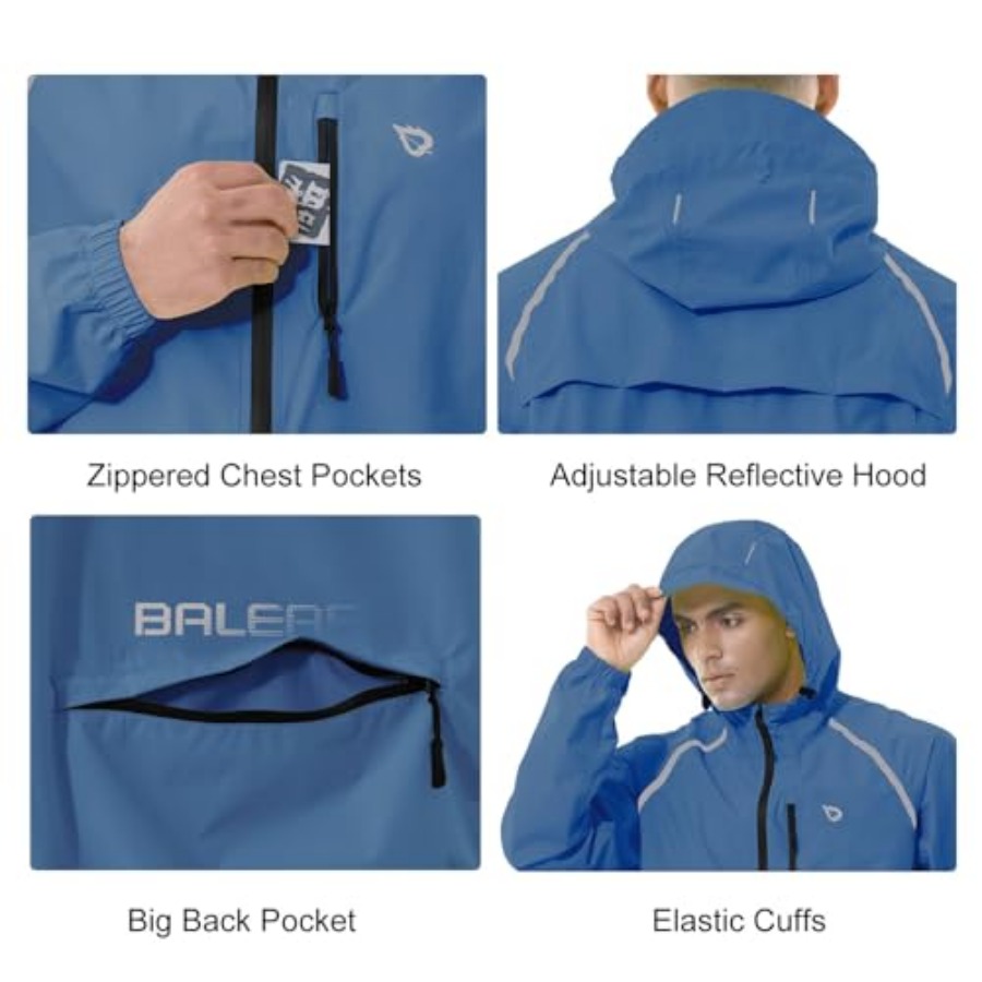 Men's Rain Jacket Waterproof W – Cycling Gear Rain recenzja i cena